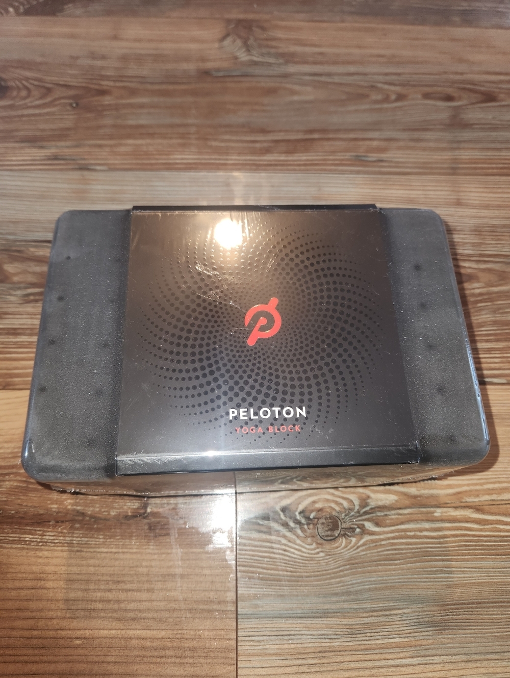 Peloton Black Yoga Block with Red Logo Accent